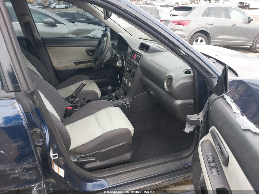 2005 Saab 9-2 VIN JF4GG22695G051284 IAAI salvage auction — RIGHT SIDE, Salvage (California), sold $250 on 2026-07-15 (photo 5)