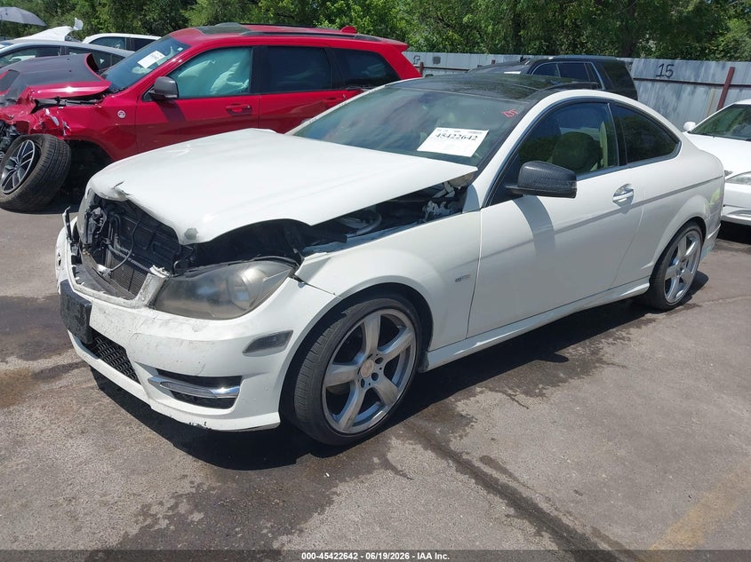 2012 Mercedes-benz C-klasse VIN WDDGJ4HB4CF847832 IAAI salvage auction — FRONT END, Salvage (Utah), sold $850 on 2026-07-23 (photo 2)
