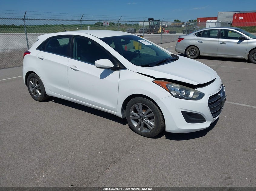 2017 Hyundai Elantra VIN KMHD35LH3HU383732 IAAI salvage auction — FRONT END, Certificate Of Title (Nebraska), sold $2,200 on 2026-08-02 (photo 1)