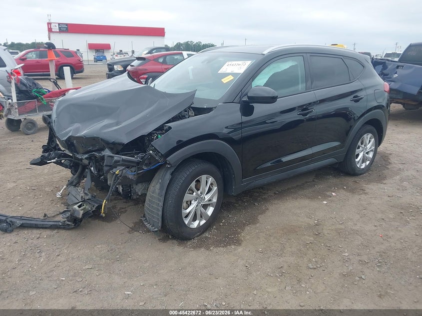 2021 Hyundai Tucson VIN KM8J33A43MU366043 IAAI salvage auction — FRONT END, Salvage (Arkansas), sold $1,100 on 2026-07-29 (photo 2)