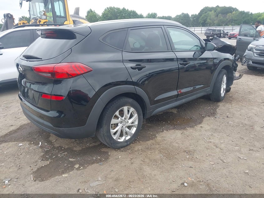 2021 Hyundai Tucson VIN KM8J33A43MU366043 IAAI salvage auction — FRONT END, Salvage (Arkansas), sold $1,100 on 2026-07-29 (photo 4)