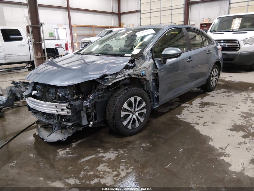 2022 Toyota Corolla VIN JTDEAMDE3NJ037271 IAAI salvage auction — FRONT END, Salvage Title, sold $4,500 on 2026-07-23 (photo 2)