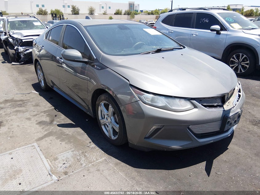 2017 Chevrolet Volt VIN 1G1RC6S51HU191029 IAAI salvage auction — FRONT END, Salvage Certificate (California), sold $1,750 on 2026-07-10 (photo 1)