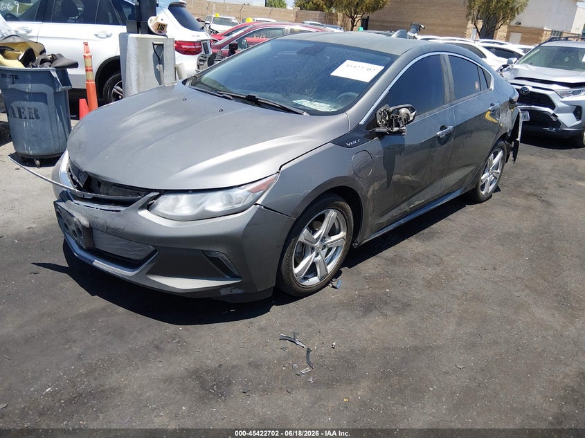 2017 Chevrolet Volt VIN 1G1RC6S51HU191029 IAAI salvage auction — FRONT END, Salvage Certificate (California), sold $1,750 on 2026-07-10 (photo 2)