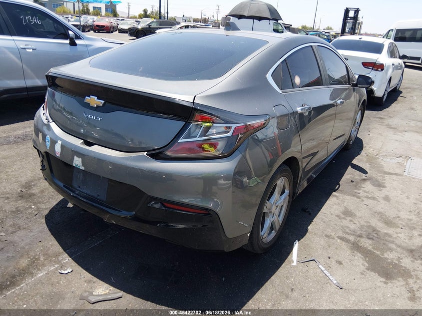 2017 Chevrolet Volt VIN 1G1RC6S51HU191029 IAAI salvage auction — FRONT END, Salvage Certificate (California), sold $1,750 on 2026-07-10 (photo 4)