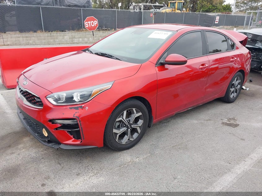 2020 Kia Forte VIN 3KPF24AD2LE205859 IAAI salvage auction — FRONT & REAR, Salvage (California), sold $2,200 on 2026-07-09 (photo 2)