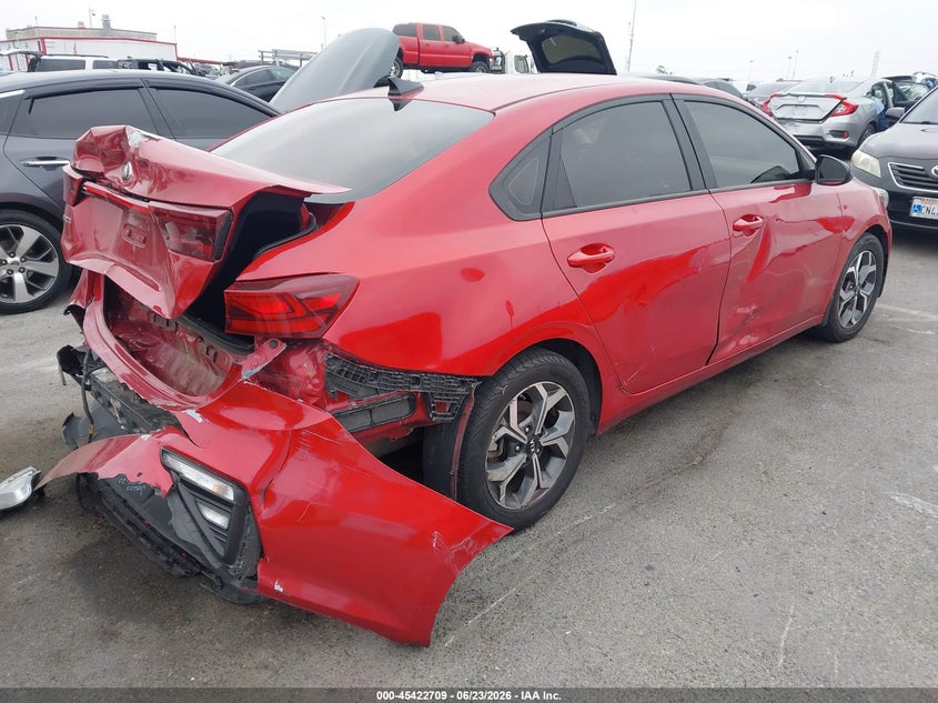 2020 Kia Forte VIN 3KPF24AD2LE205859 IAAI salvage auction — FRONT & REAR, Salvage (California), sold $2,200 on 2026-07-09 (photo 4)