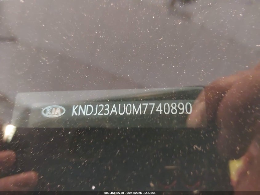 2021 Kia Soul VIN KNDJ23AU0M7740890 IAAI salvage auction — REAR END, Clear (Michigan), sold $3,475 on 2026-07-14 (photo 9)