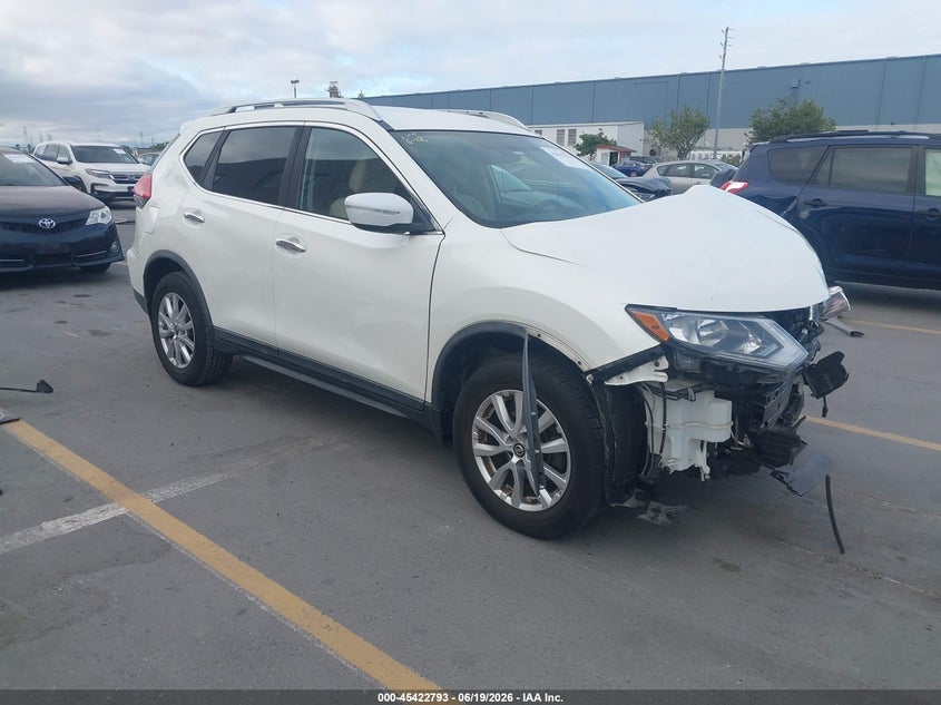 2017 Nissan Rogue VIN KNMAT2MV2HP592873 IAAI salvage auction — FRONT END, Salvage (California), sold $1,400 on 2026-07-06 (photo 1)