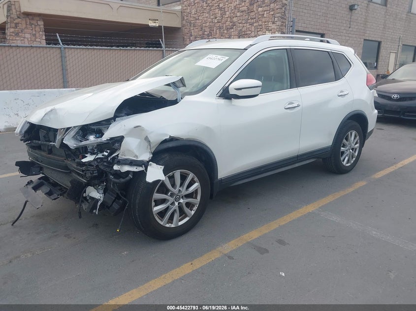 2017 Nissan Rogue VIN KNMAT2MV2HP592873 IAAI salvage auction — FRONT END, Salvage (California), sold $1,400 on 2026-07-06 (photo 2)