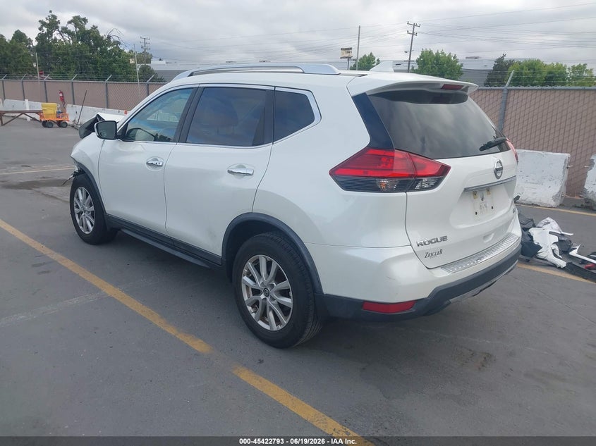 2017 Nissan Rogue VIN KNMAT2MV2HP592873 IAAI salvage auction — FRONT END, Salvage (California), sold $1,400 on 2026-07-06 (photo 3)