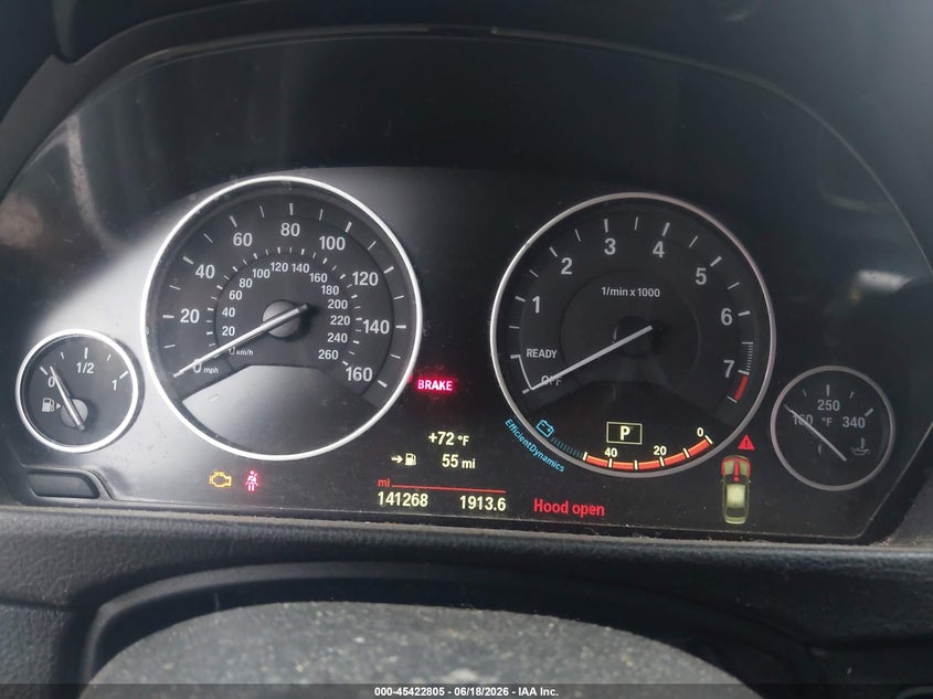 2015 BMW 3er VIN WBA3C3G5XFNS74385 IAAI salvage auction — WATER/FLOOD, Junk (Oklahoma), sold $1,125 on 2026-07-28 (photo 7)