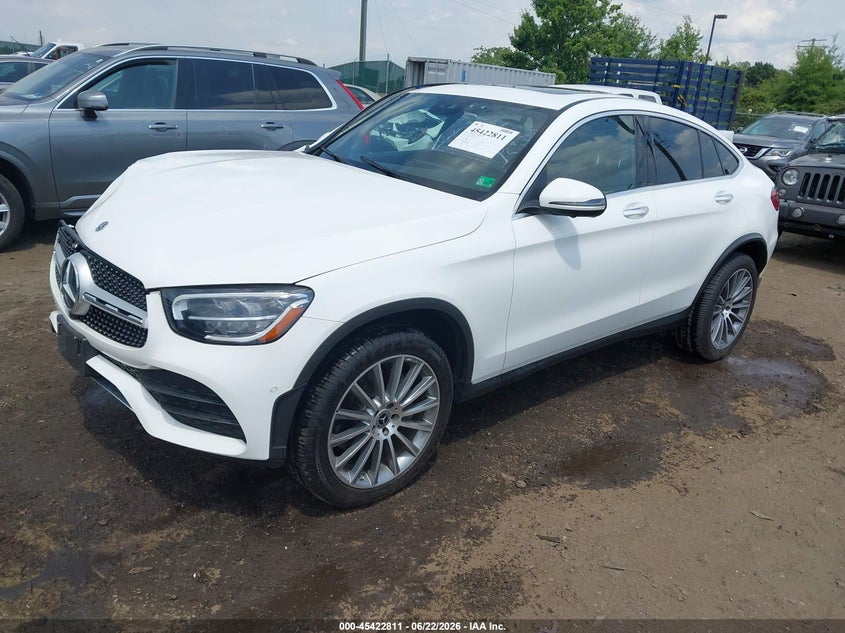 2021 Mercedes-benz Glc VIN W1N0J8EB5MF910440 IAAI salvage auction — FRONT END, Salvage Title, sold $14,800 on 2026-07-26 (photo 2)