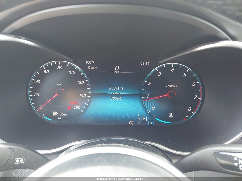 2021 Mercedes-benz Glc VIN W1N0J8EB5MF910440 IAAI salvage auction — FRONT END, Salvage Title, sold $14,800 on 2026-07-26 (photo 7)