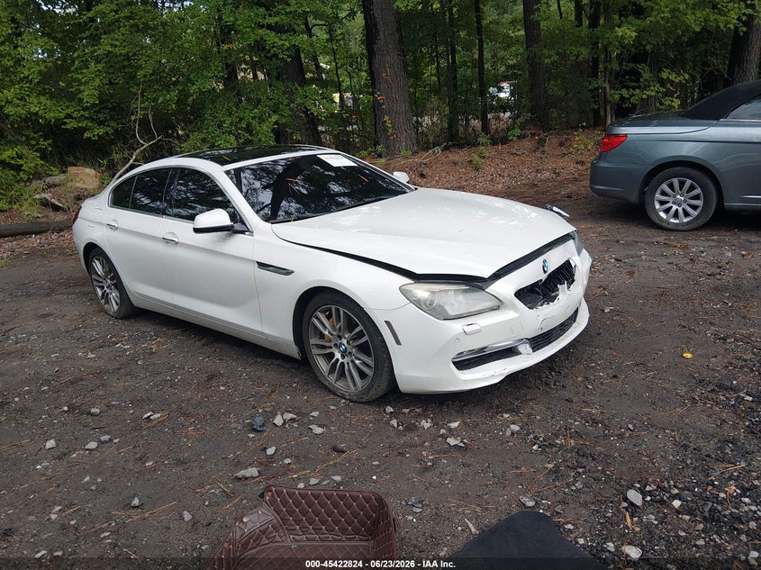 2013 BMW VIN WBA6B4C58DDG67805 IAAI salvage auction — FRONT END, Salvage Title, sold $2,500 on 2026-07-28 (photo 1)