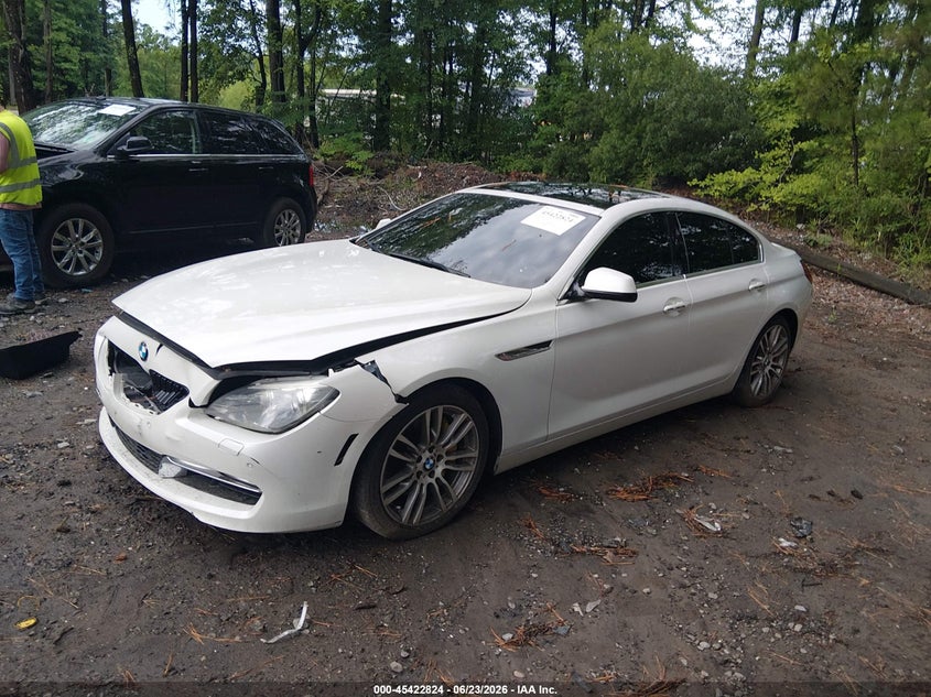 2013 BMW VIN WBA6B4C58DDG67805 IAAI salvage auction — FRONT END, Salvage Title, sold $2,500 on 2026-07-28 (photo 2)