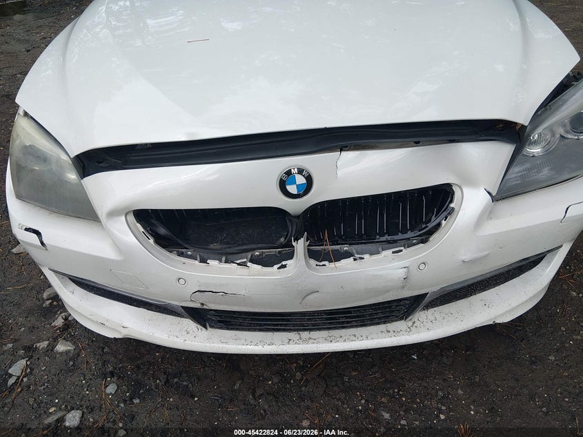 2013 BMW VIN WBA6B4C58DDG67805 IAAI salvage auction — FRONT END, Salvage Title, sold $2,500 on 2026-07-28 (photo 6)