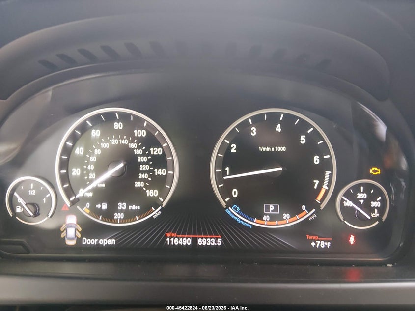 2013 BMW VIN WBA6B4C58DDG67805 IAAI salvage auction — FRONT END, Salvage Title, sold $2,500 on 2026-07-28 (photo 7)