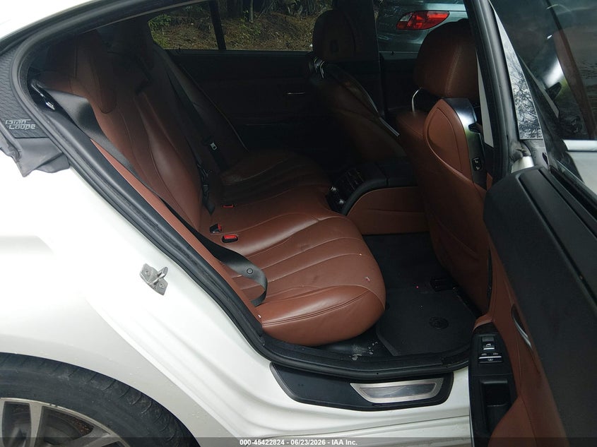 2013 BMW VIN WBA6B4C58DDG67805 IAAI salvage auction — FRONT END, Salvage Title, sold $2,500 on 2026-07-28 (photo 8)