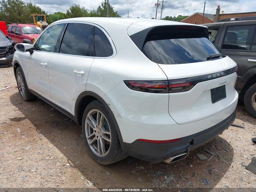 2020 Porsche Cayenne VIN WP1AA2AY4LDA04114 IAAI salvage auction — LEFT REAR, Salvage (North Carolina), sold $17,750 on 2026-07-27 (photo 3)