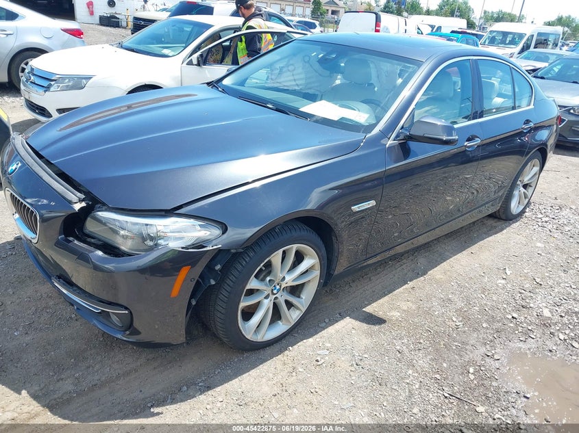 2015 BMW 5er VIN WBA5B3C59FD544374 IAAI salvage auction — FRONT END, Salvage Title, sold $2,750 on 2026-07-22 (photo 2)