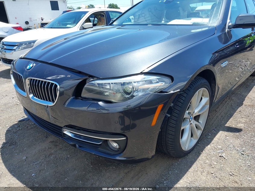 2015 BMW 5er VIN WBA5B3C59FD544374 IAAI salvage auction — FRONT END, Salvage Title, sold $2,750 on 2026-07-22 (photo 6)
