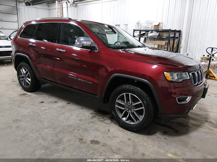 2020 Jeep Grand cherokee VIN 1C4RJFBG6LC359325 IAAI salvage auction — HAIL, Salvage Title, sold $14,250 on 2026-08-11 (photo 1)