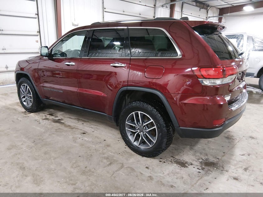 2020 Jeep Grand cherokee VIN 1C4RJFBG6LC359325 IAAI salvage auction — HAIL, Salvage Title, sold $14,250 on 2026-08-11 (photo 3)
