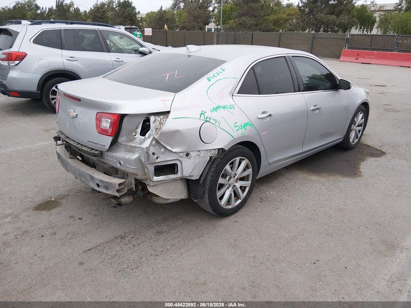 2016 Chevrolet Malibu VIN 1G11E5SA2GF161491 IAAI salvage auction — REAR END, Salvage Title, sold $1,100 on 2026-07-23 (photo 4)