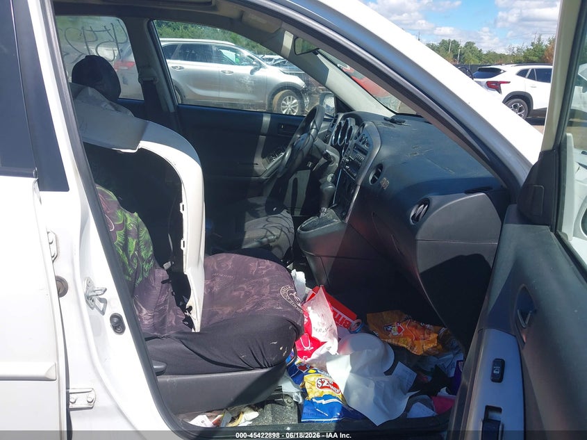 2007 Pontiac Vibe VIN 5Y2SL65867Z407182 IAAI salvage auction — FRONT & REAR, Clear (Indiana), sold $300 on 2026-07-21 (photo 5)