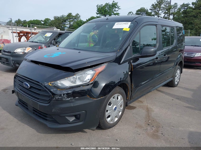 2021 Ford Transit VIN NM0GS9E24M1495355 IAAI salvage auction — FRONT END, Mv-907A (New York), sold $3,725 on 2026-07-07 (photo 2)