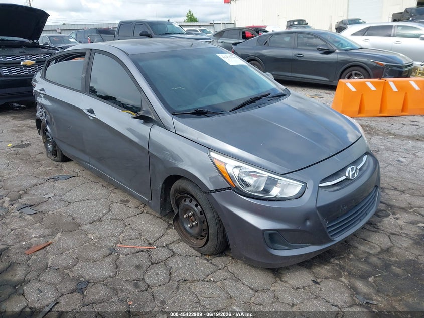 2017 Hyundai Accent VIN KMHCT4AEXHU235897 IAAI salvage auction — RIGHT SIDE, Salvage (Georgia), sold $450 on 2026-07-29 (photo 1)