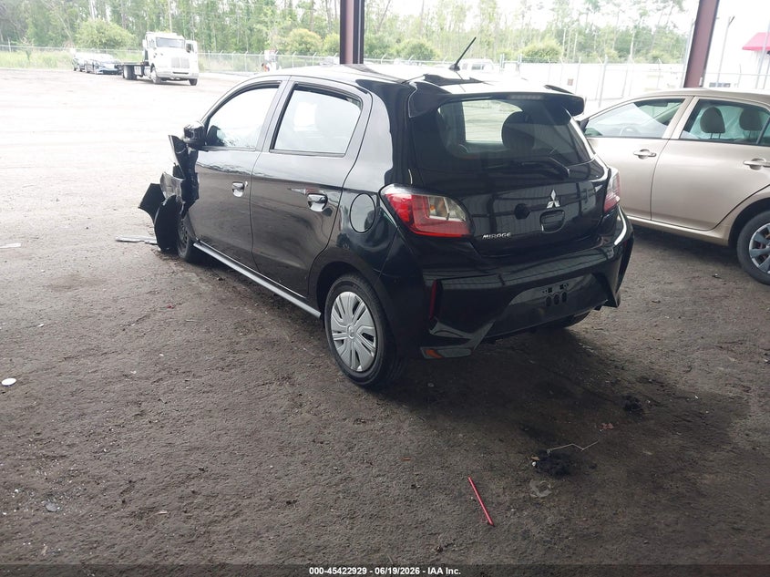 2021 Mitsubishi Mirage VIN ML32AUHJ7MH012232 IAAI salvage auction — FRONT END, Salvage Title, sold $2,150 on 2026-07-19 (photo 3)