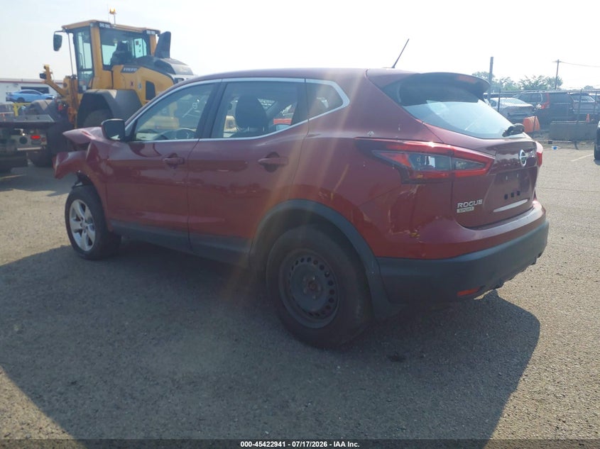 2020 Nissan Rogue VIN JN1BJ1CW2LW389353 IAAI salvage auction — FRONT END, Clear (New Jersey), sold $1,500 on 2026-07-29 (photo 3)