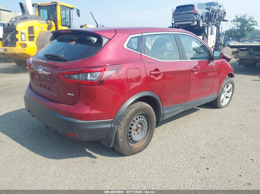 2020 Nissan Rogue VIN JN1BJ1CW2LW389353 IAAI salvage auction — FRONT END, Clear (New Jersey), sold $1,500 on 2026-07-29 (photo 4)