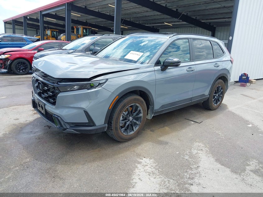 2026 Honda Cr-v VIN 7FARS6H82TE087666 IAAI salvage auction — SIDE, Salvage Title, sold $15,700 on 2026-08-01 (photo 2)