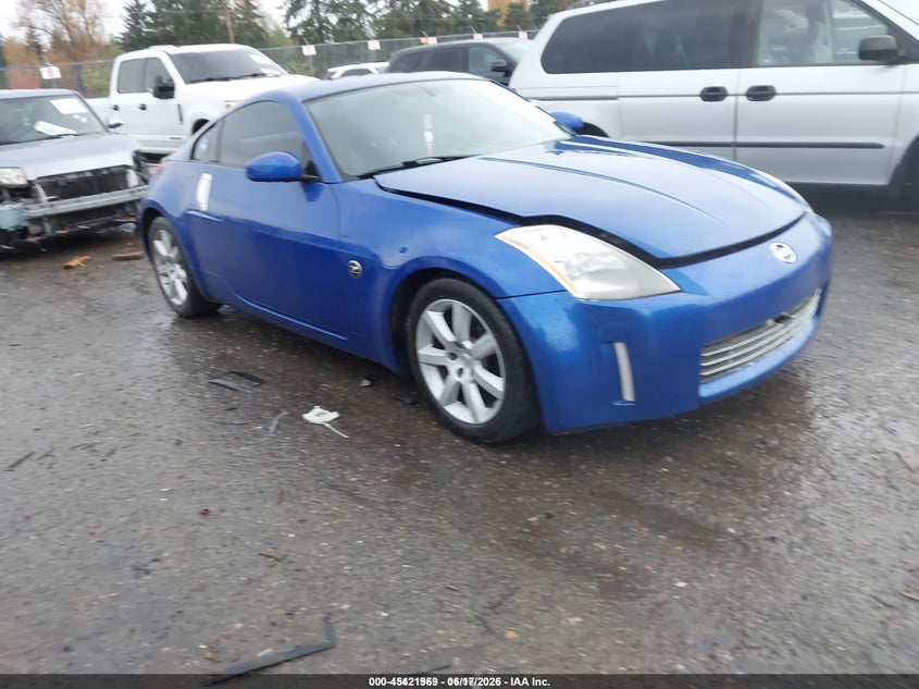 2004 Nissan 350z VIN JN1AZ34E34T063862 IAAI salvage auction — FRONT END, Salvage (Idaho), sold $1,000 on 2026-07-22 (photo 1)