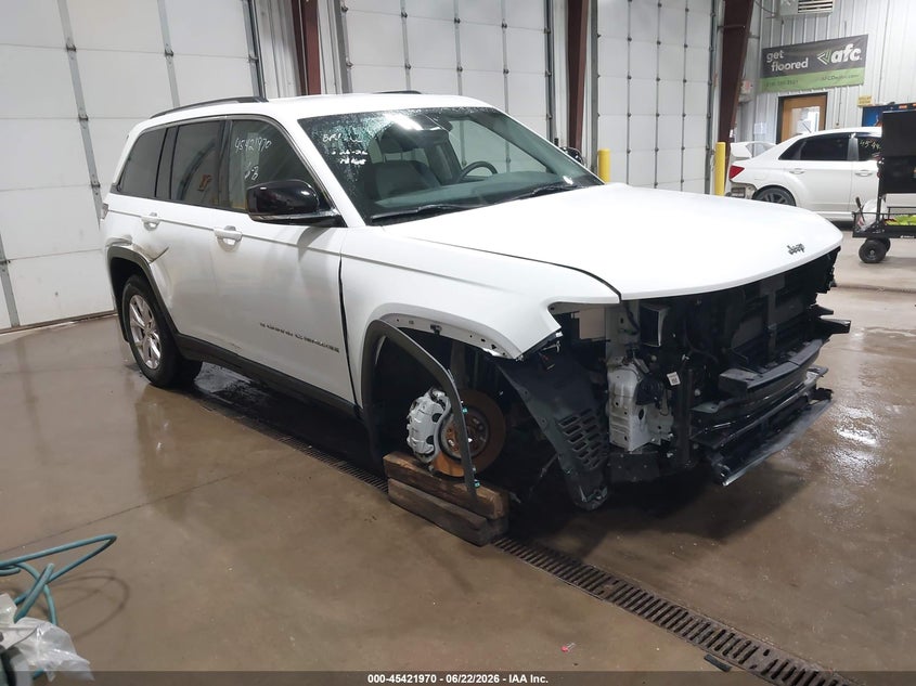 2022 Jeep Grand cherokee VIN 1C4RJHBG1N8539815 IAAI salvage auction — RIGHT SIDE, Salvage (North Dakota), sold $10,500 on 2026-08-23 (photo 1)