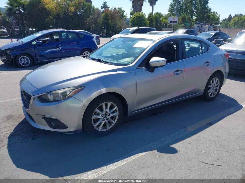 2016 Mazda VIN JM1BM1X78G1299909 IAAI salvage auction — RIGHT SIDE, Salvage (California), sold $2,750 on 2026-07-13 (photo 2)