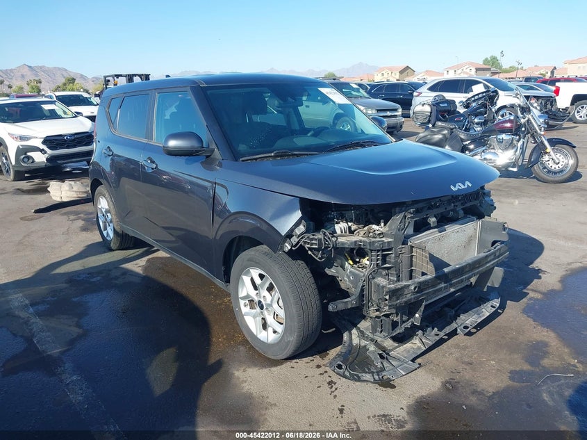 2022 Kia Soul VIN KNDJ23AU9N7809769 IAAI salvage auction — FRONT END, Salvage (Arizona), sold $150 on 2026-07-21 (photo 1)
