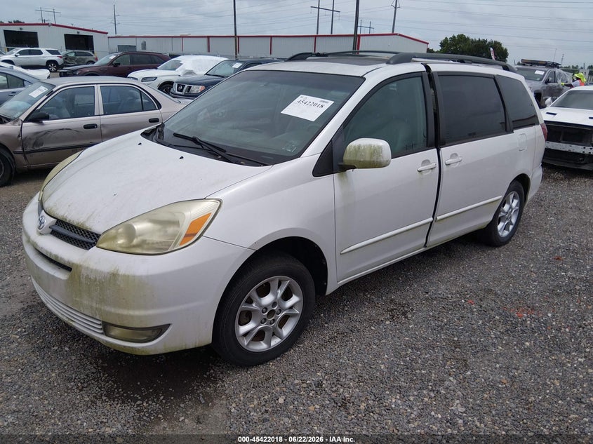 2004 Toyota Sienna VIN 5TDZA22C54S215867 IAAI salvage auction — NORMAL WEAR, Clear (Louisiana), sold $925 on 2026-07-08 (photo 2)