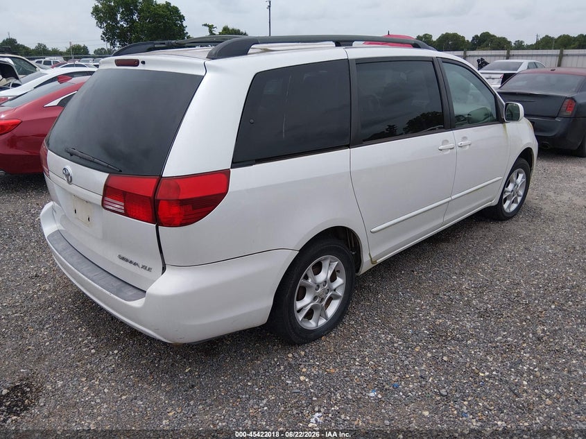 2004 Toyota Sienna VIN 5TDZA22C54S215867 IAAI salvage auction — NORMAL WEAR, Clear (Louisiana), sold $925 on 2026-07-08 (photo 4)