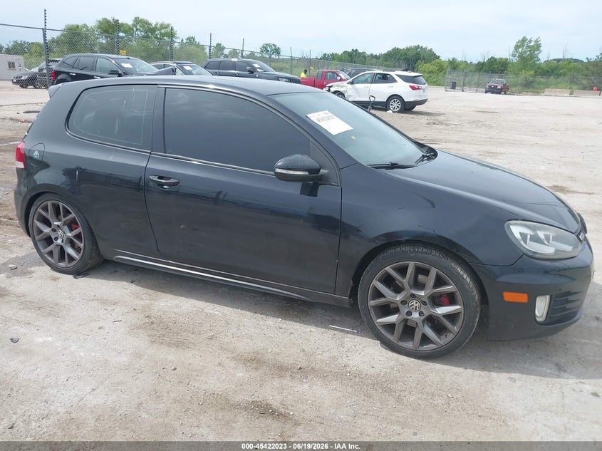 2010 Volkswagen Gti VIN WVWFV7AJ1AW398524 IAAI salvage auction — LEFT REAR, Clear (Wisconsin), sold $1,100 on 2026-07-24 (photo 1)