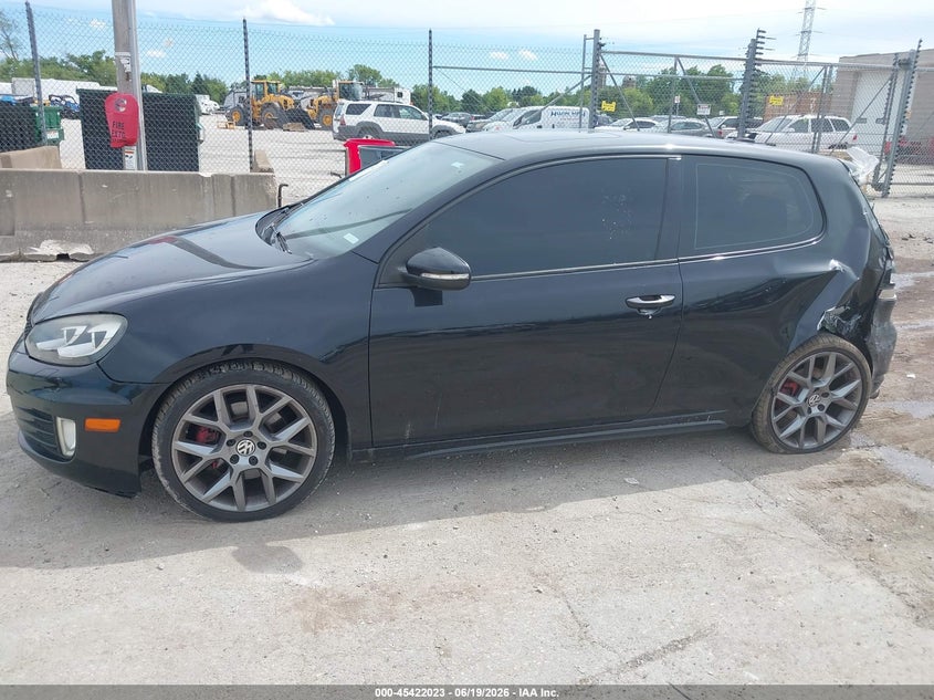 2010 Volkswagen Gti VIN WVWFV7AJ1AW398524 IAAI salvage auction — LEFT REAR, Clear (Wisconsin), sold $1,100 on 2026-07-24 (photo 2)
