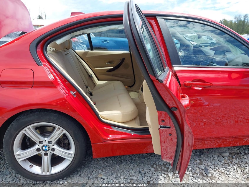 2014 BMW 3er VIN WBA3D3C57EK157057 IAAI salvage auction — FRONT END, Salvage Title, sold $800 on 2026-07-22 (photo 8)