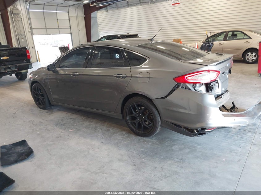 2014 Ford Fusion VIN 3FA6P0K98ER311447 IAAI salvage auction — REAR END, Salvage Title, sold $1,050 on 2026-08-01 (photo 3)