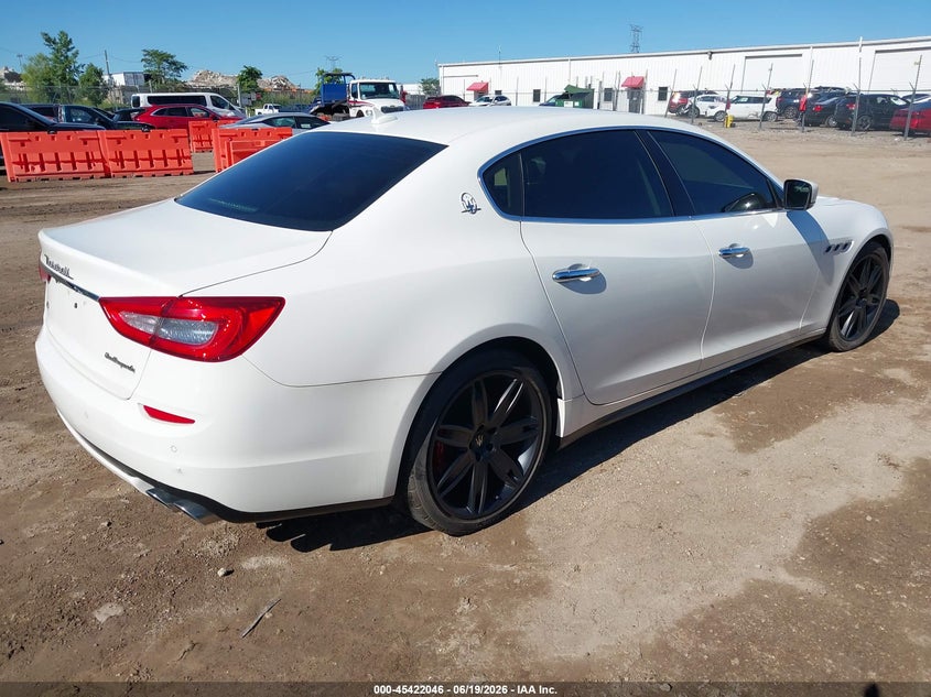 2015 Maserati Quattroporte VIN ZAM56RRA8F1142101 IAAI salvage auction — NORMAL WEAR, Clear (Illinois), sold $2,150 on 2026-07-15 (photo 4)