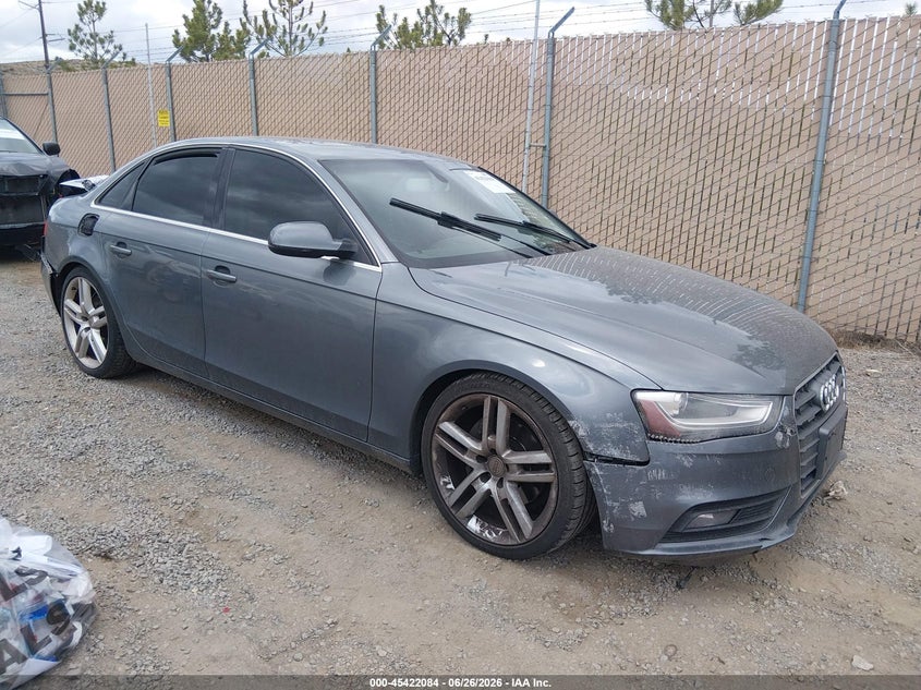 2013 Audi A4 VIN WAUDFAFL9DN029669 IAAI salvage auction — REPOSSESSION, Nrc Lienholder Repossession Paperwork (Nevada), sold $450 on 2026-07-10 (photo 1)
