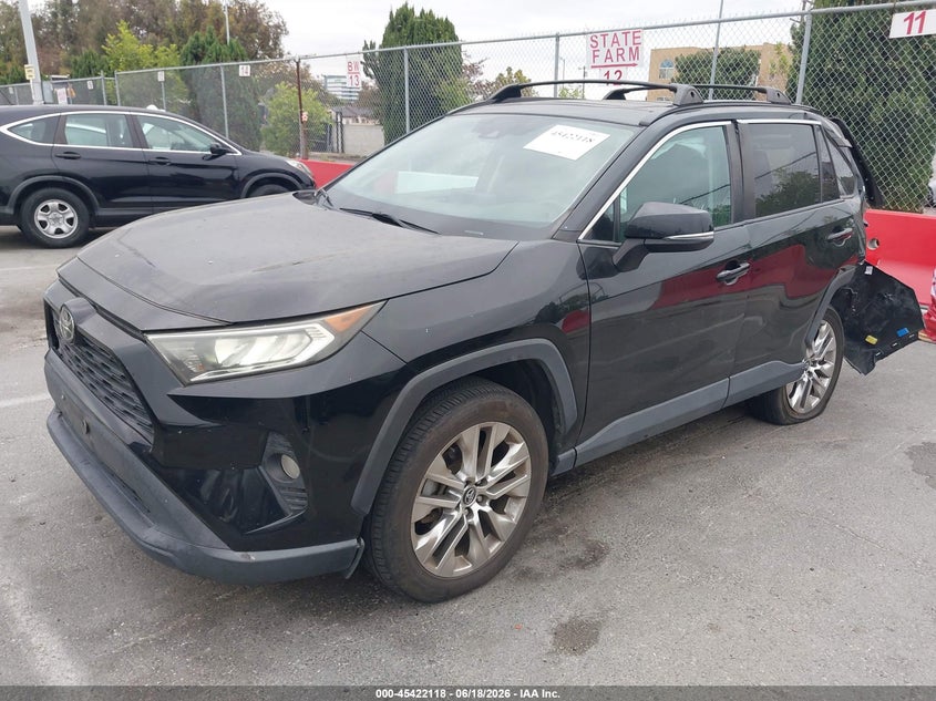 2020 Toyota Rav4 VIN 2T3C1RFV5LW087511 IAAI salvage auction — REAR END, Salvage (California), sold $7,575 on 2026-07-30 (photo 2)