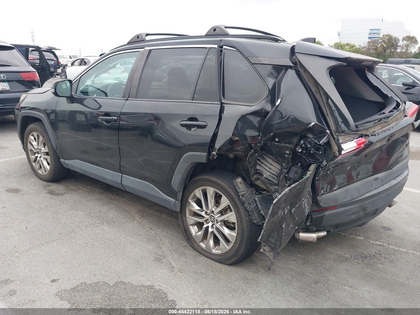 2020 Toyota Rav4 VIN 2T3C1RFV5LW087511 IAAI salvage auction — REAR END, Salvage (California), sold $7,575 on 2026-07-30 (photo 3)